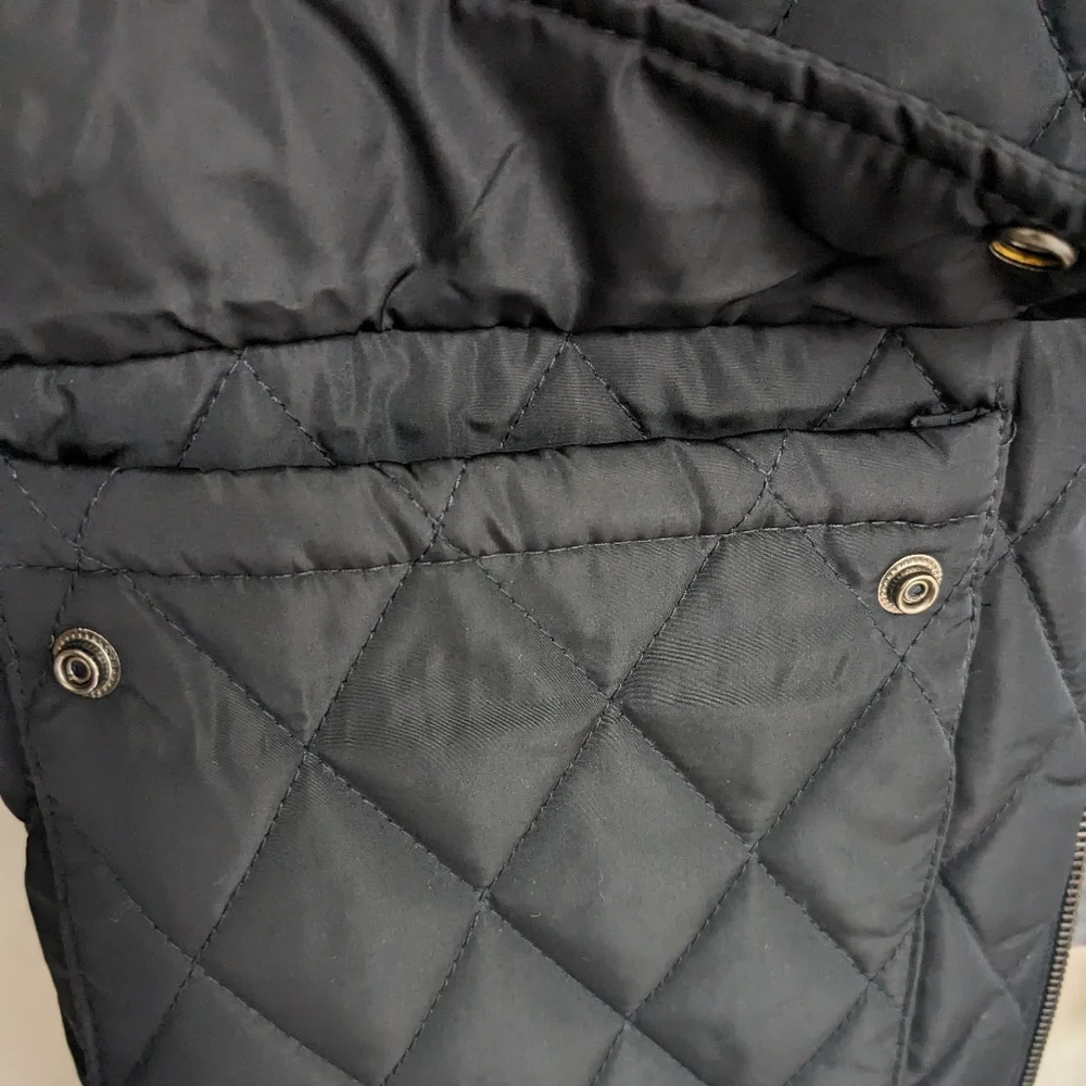 NWT Zara Quilted Fleece Lined Hooded Jacket - size 13/14